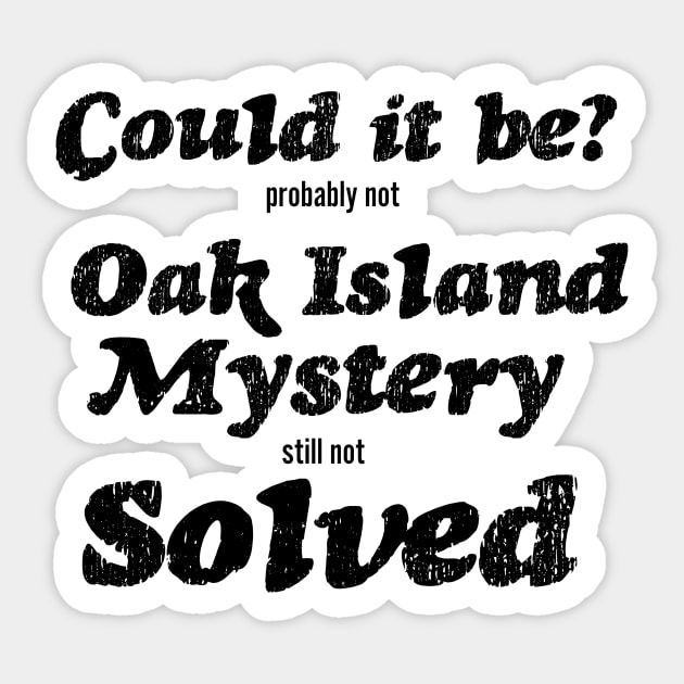 Funny Oak Island Sticker by OakIslandMystery